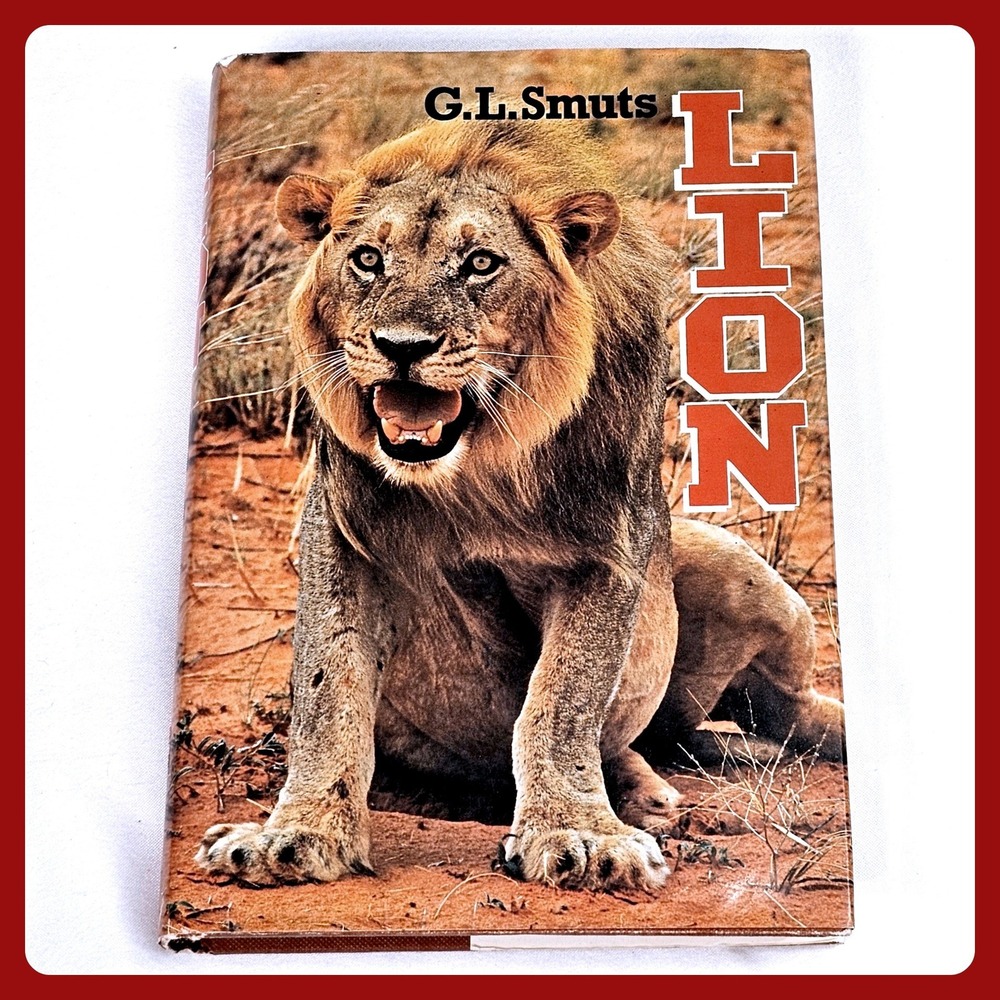 Macmillan Lion G.L.‎ Smuts 1983 Hardcover Kruger National Park South Africa Book